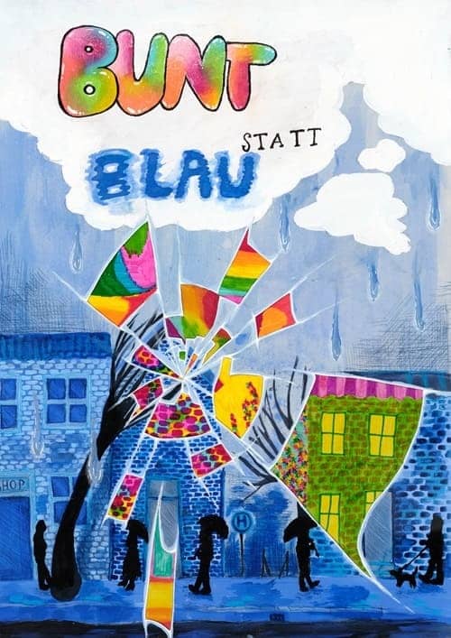 Motivbild Kampagne "bunt statt blau"