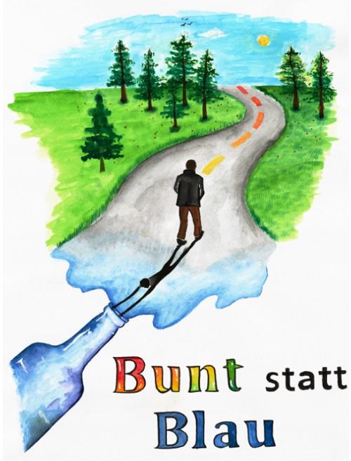 Motivbild Kampagne "bunt statt blau"