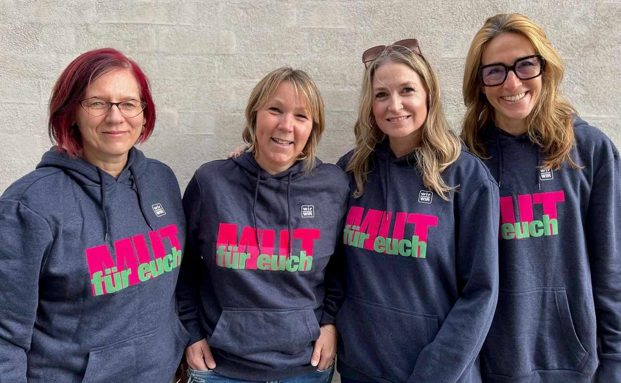 Bild: Vier Frauen des Teams Mut-für-euch.