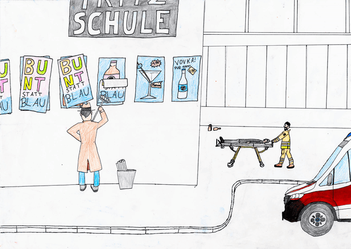 Motivbild Kampagne "bunt statt blau"