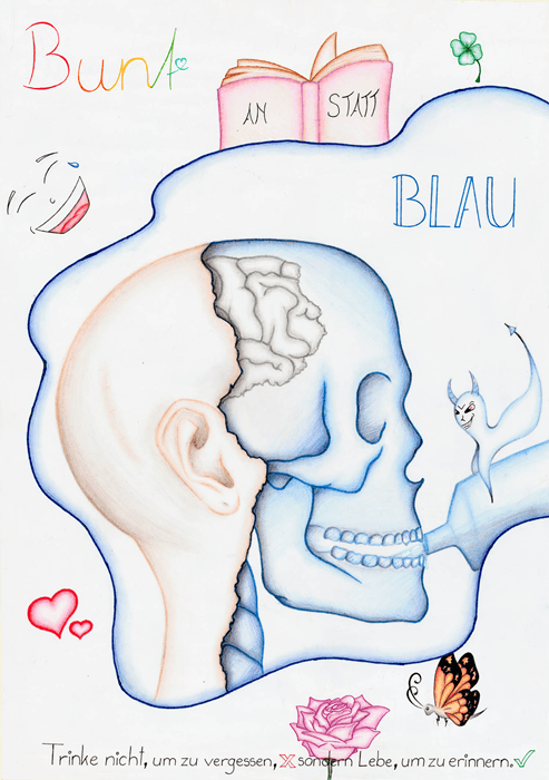 Motivbild Kampagne "bunt statt blau"