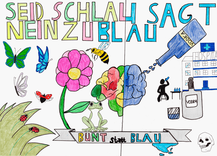 Motivbild Kampagne "bunt statt blau"