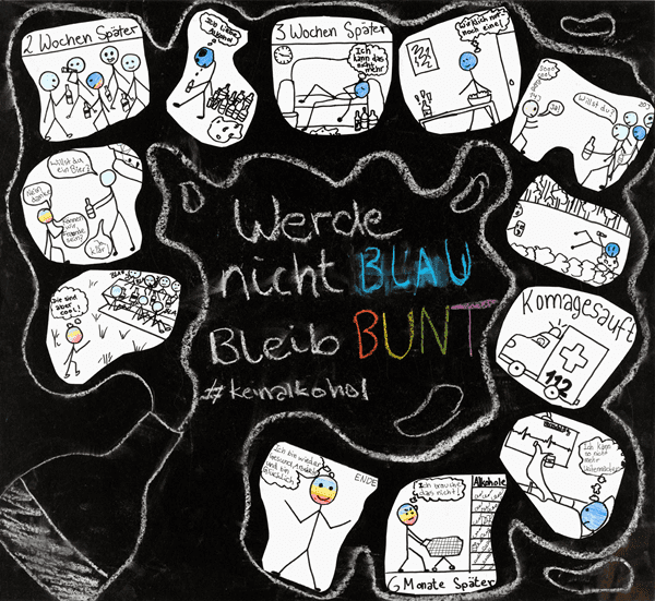 Motivbild Kampagne "bunt statt blau"