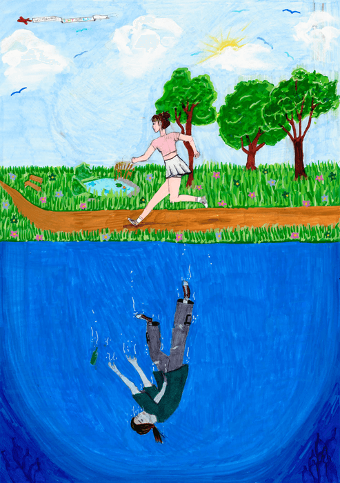Motivbild Kampagne "bunt statt blau"