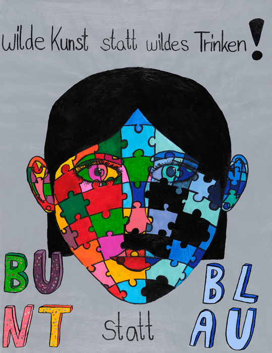 Motivbild Kampagne "bunt statt blau"