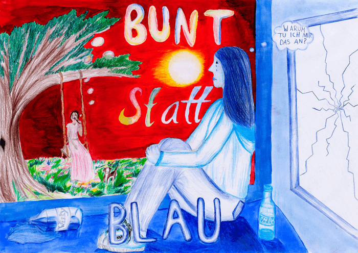 Motivbild Kampagne "bunt statt blau"
