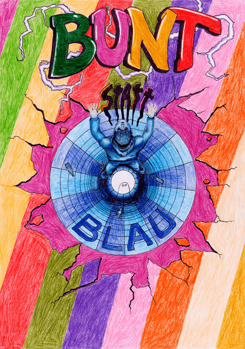 Motivbild Kampagne "bunt statt blau"