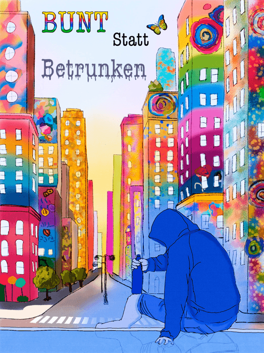 Motivbild Kampagne "bunt statt blau"