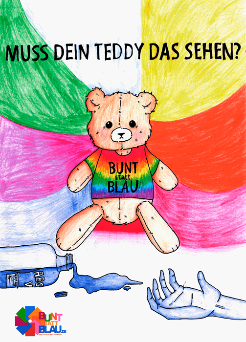 Motivbild Kampagne "bunt statt blau"