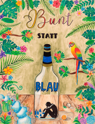 Motivbild Kampagne "bunt statt blau"