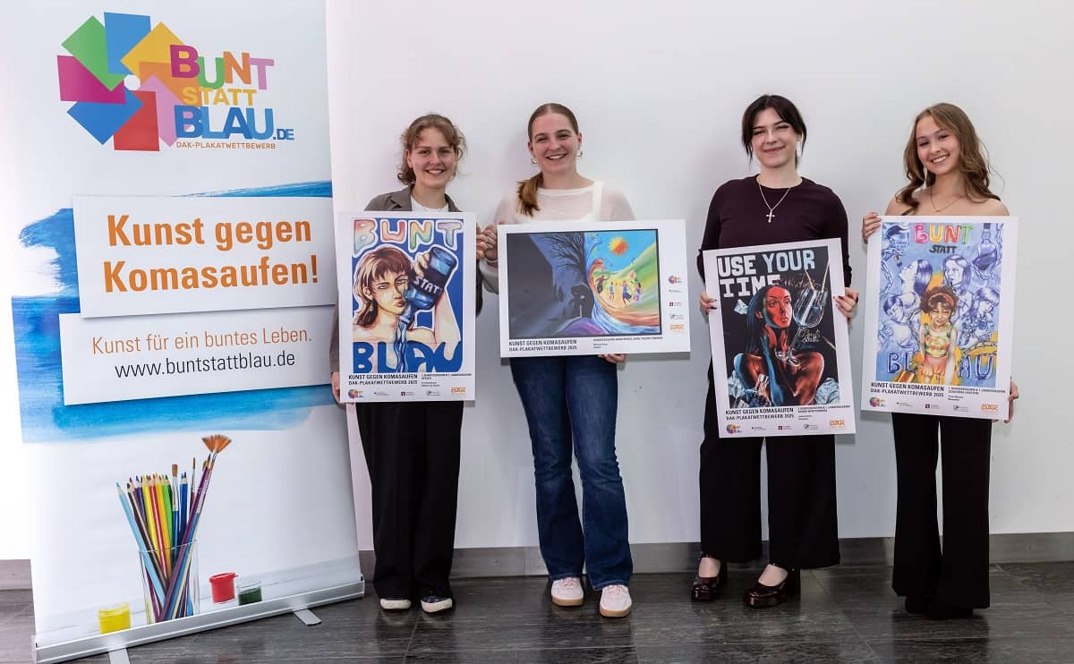 Bundessieger des Wettbewerbs Bunt statt blau 2025