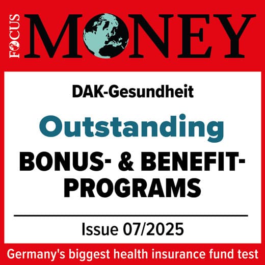 Seal: Focus Money certificate for outstanding bonus- & benefit programs
