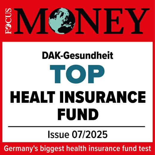 Seal: DAK-Gesundheit is a Top Health Insurance Fund