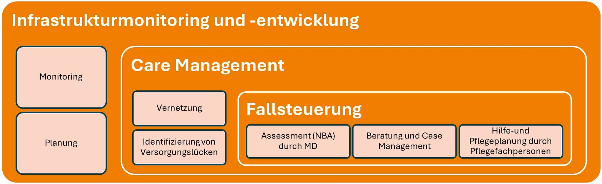 DAK-Pflegereport 2025: Grafik: Care und Case Management