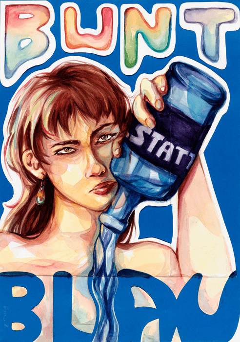 Motivbild Kampagne "bunt statt blau"