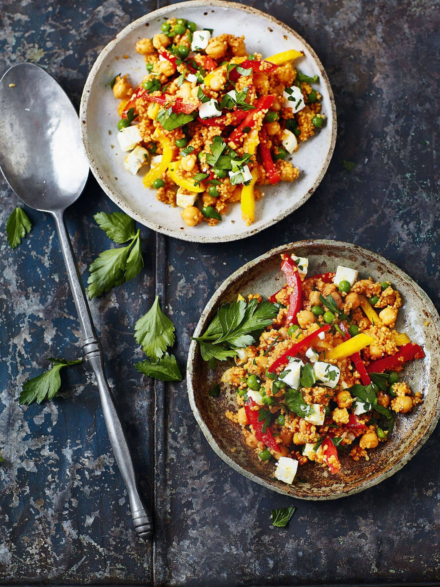 Ernährung bei Fettleber: Rezept Curry-Gemüse-Couscous