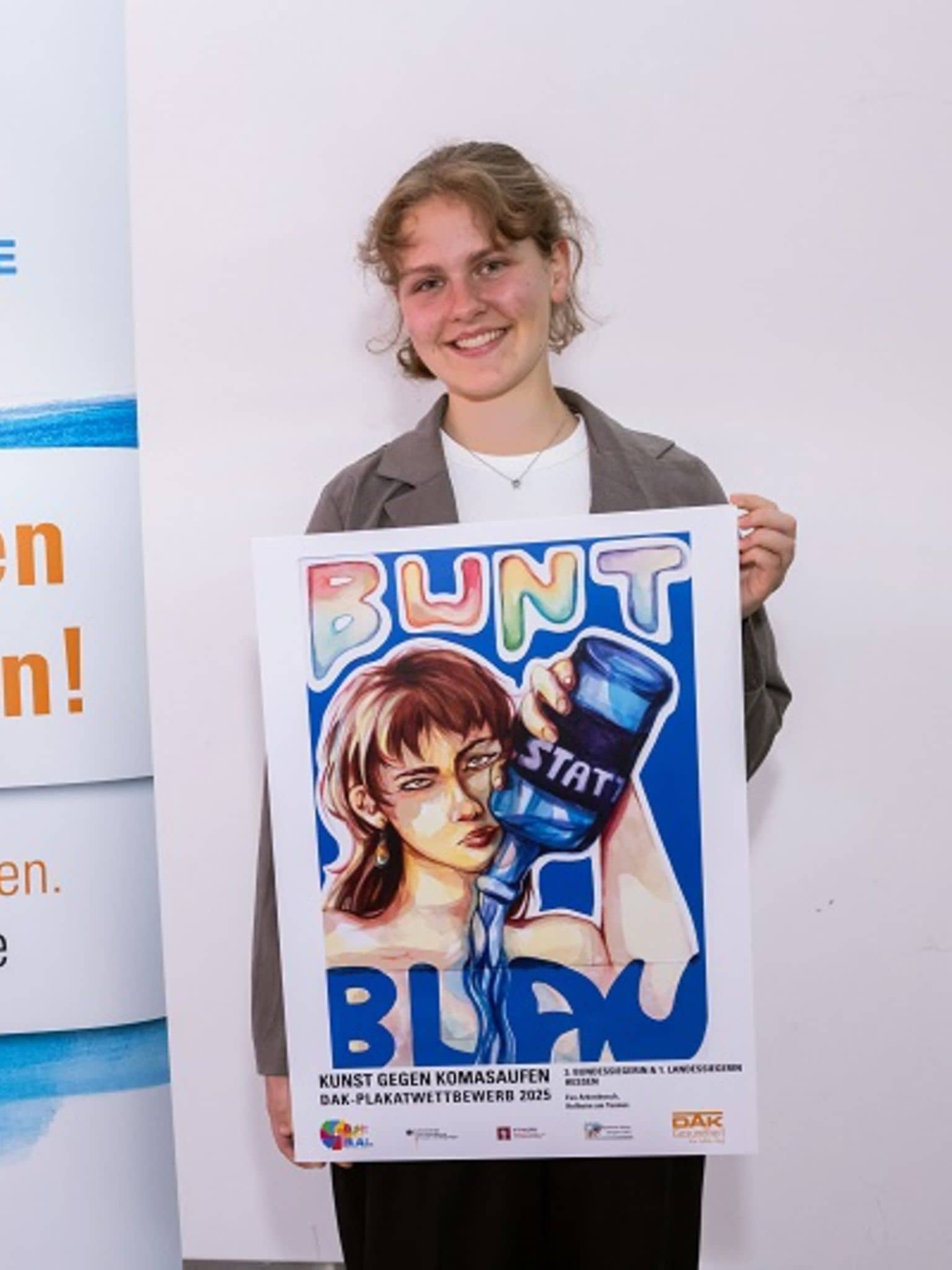 3.Platz: Bundessiegerin des Wettbewerbs Bunt statt blau 2025