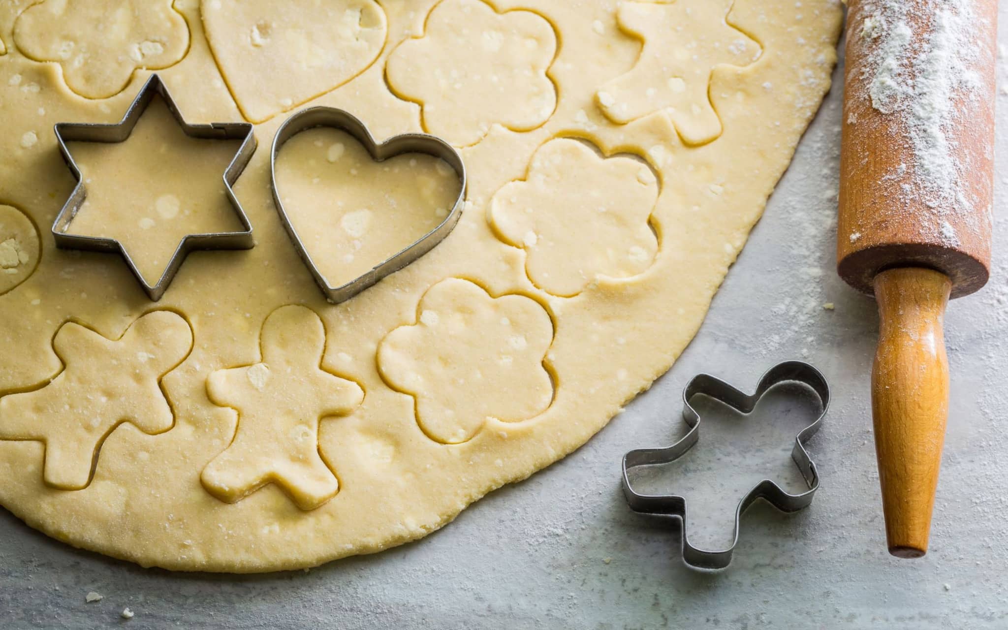 Ausstechplätzchen gehören einfach zur Weihnachtszeit dazu.
