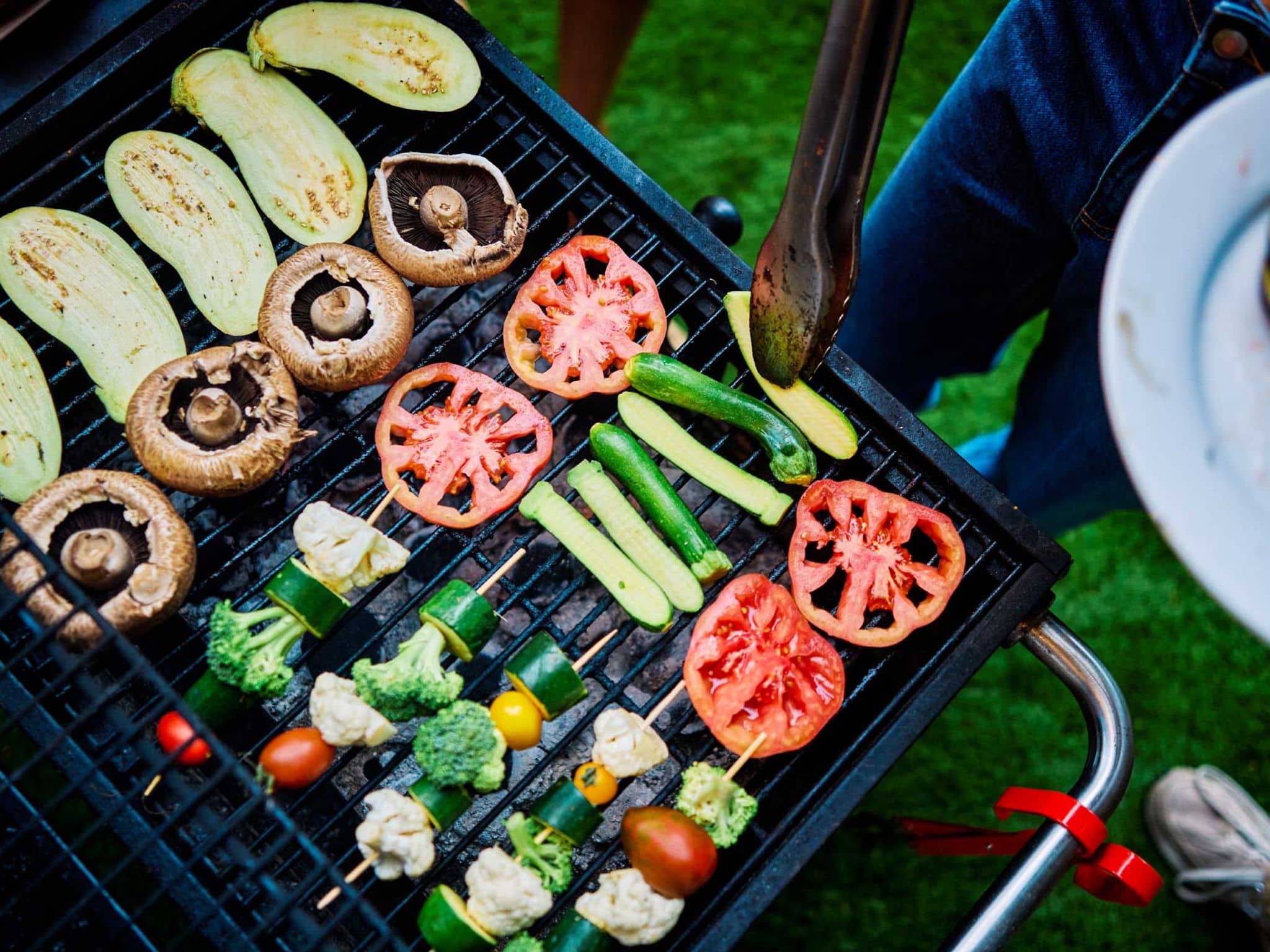 Gemüse auf dem Grillrost