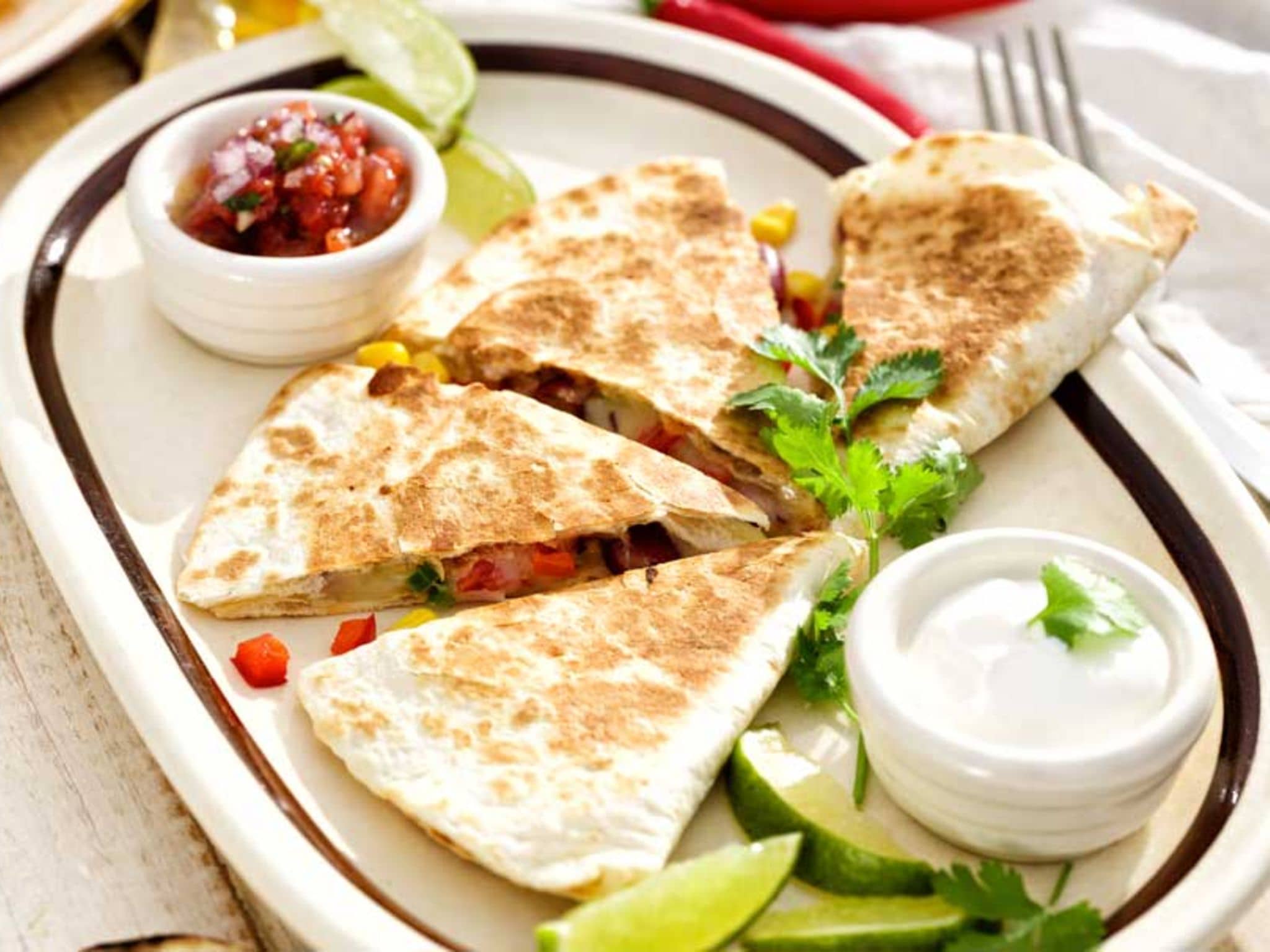 Quesadillas vom Grill