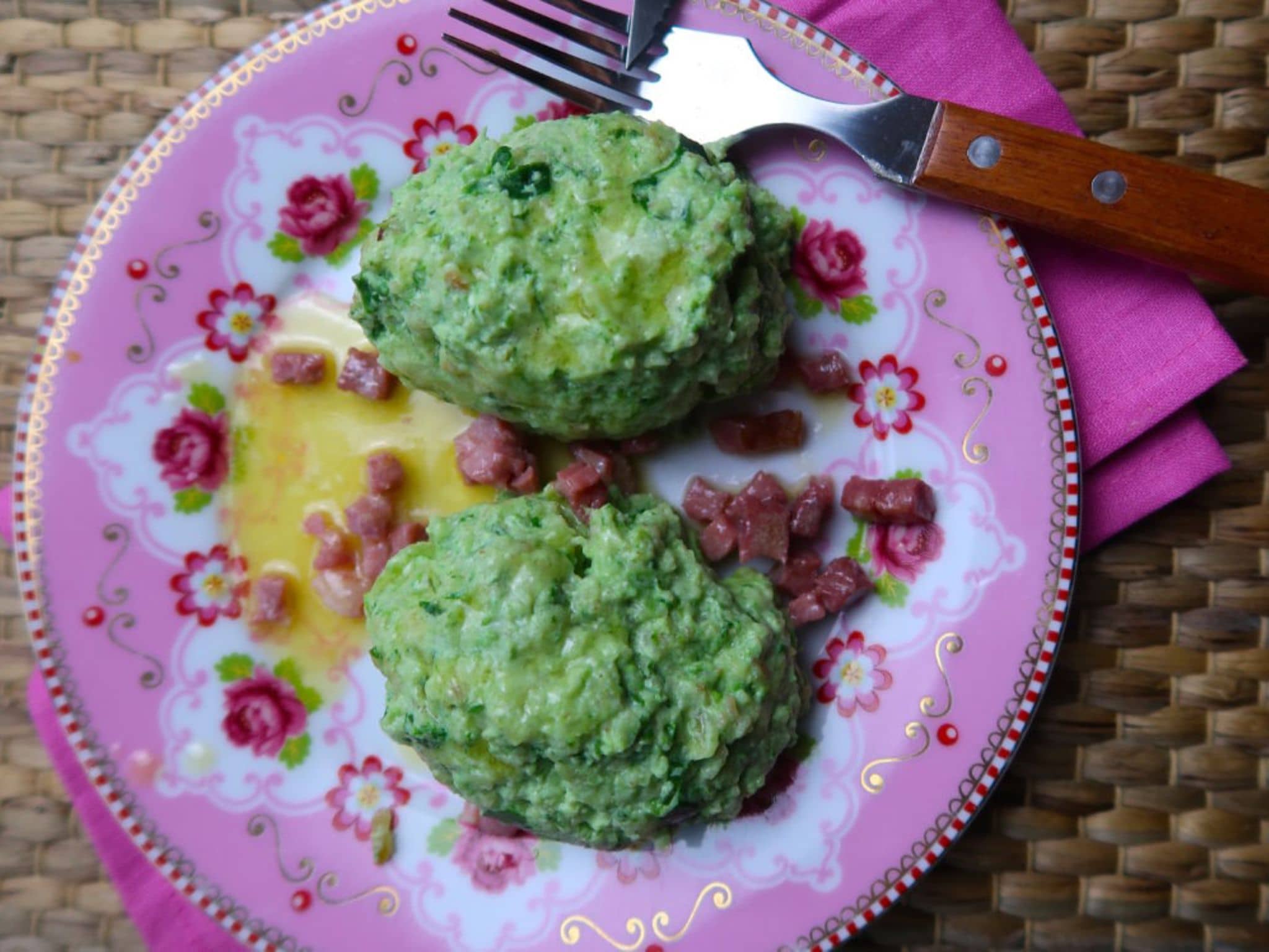 Rezeptfoto: Bärlauch-Ricotta-Knödel