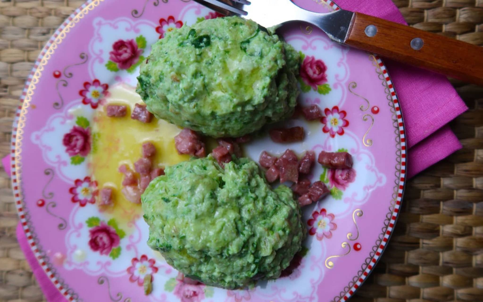 Rezeptfoto: Bärlauch-Ricotta-Knödel