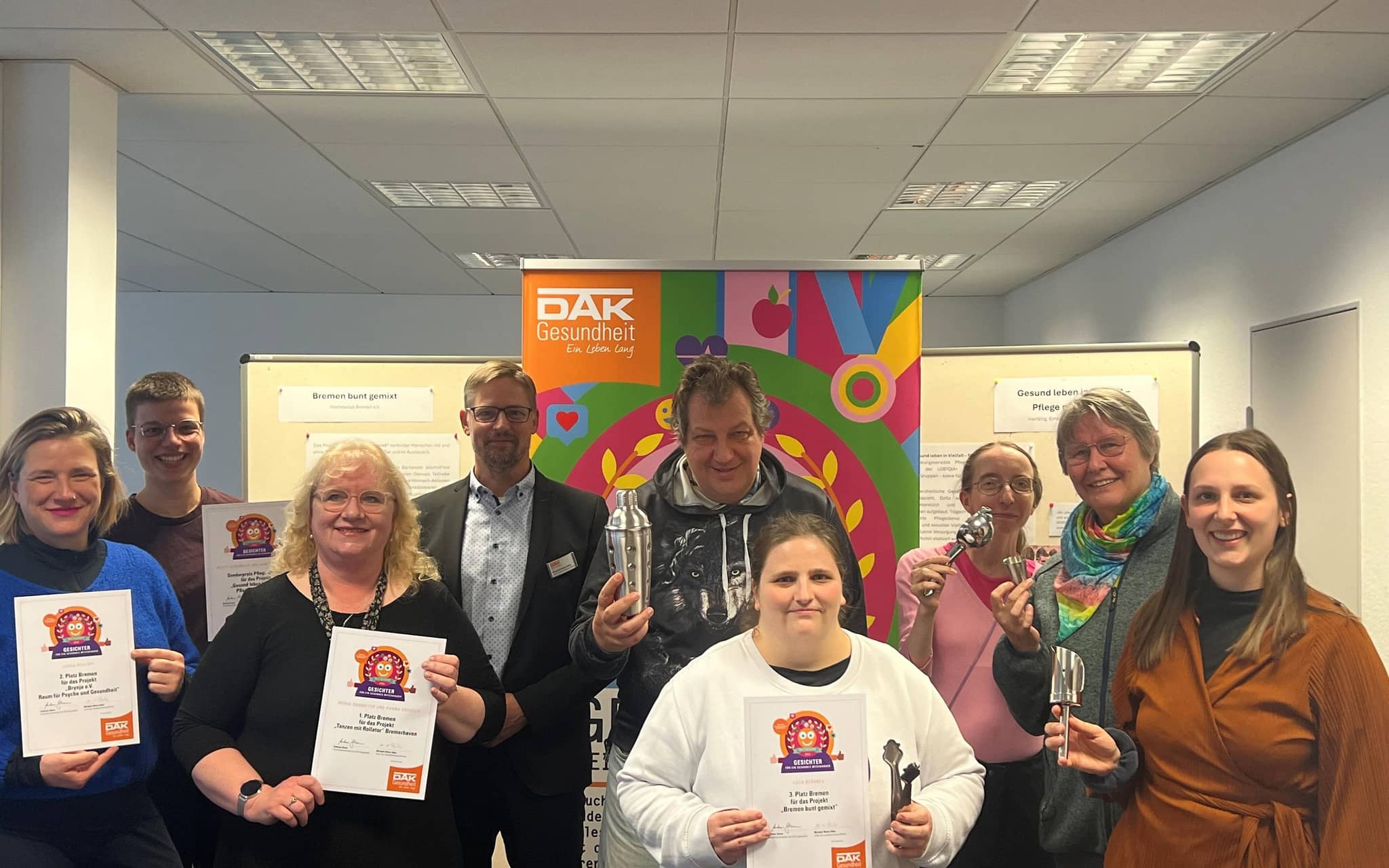 Kampagne Gesundes Miteinander: Landessiegerin in Bremen