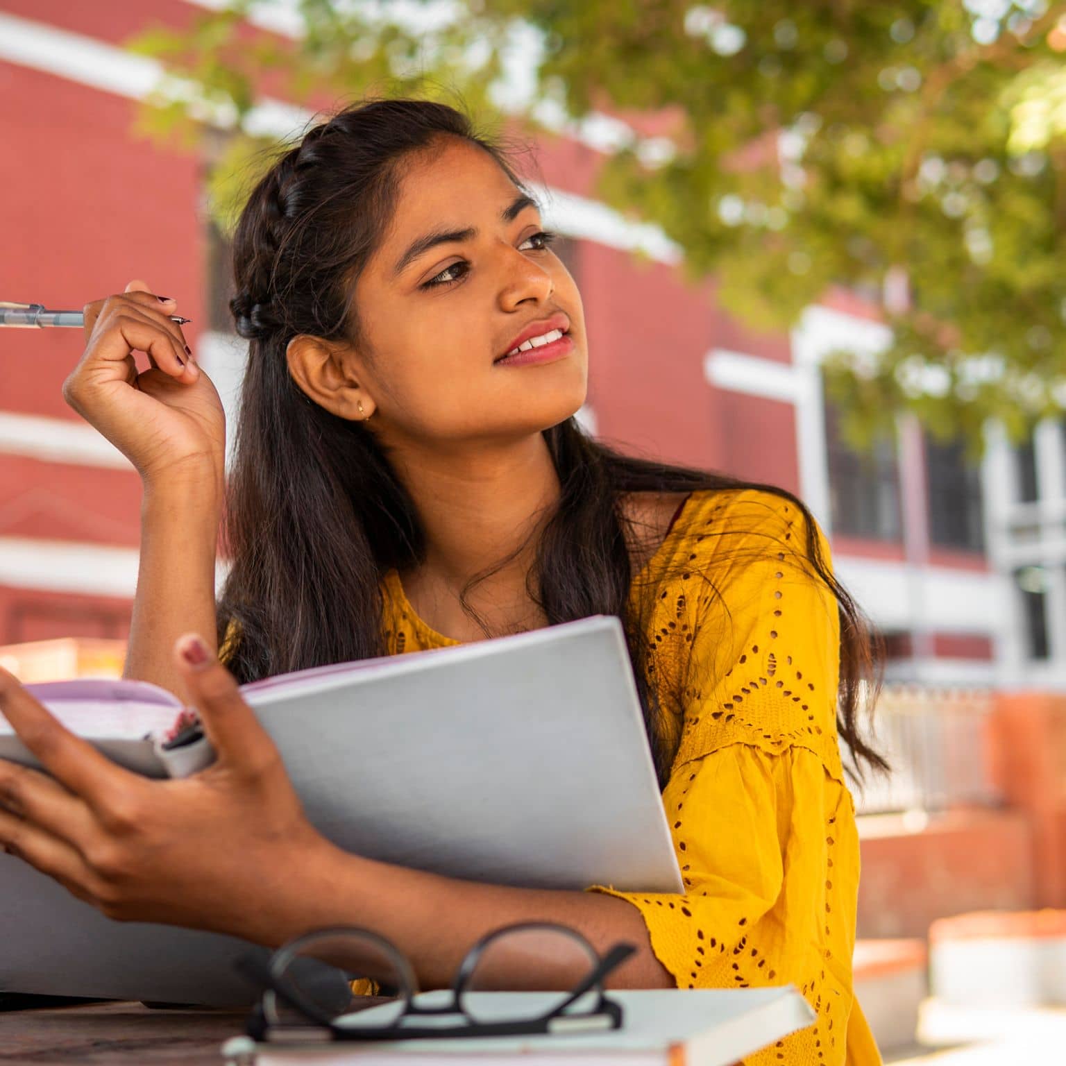 Image: Woman from India studying in Germany.