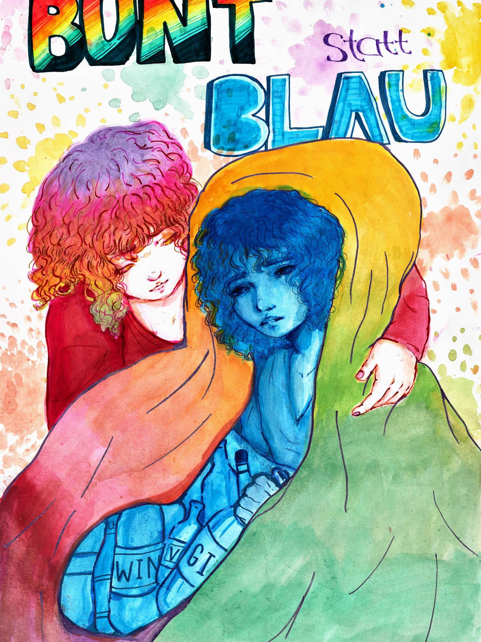 Motivbild Kampagne "bunt statt blau"