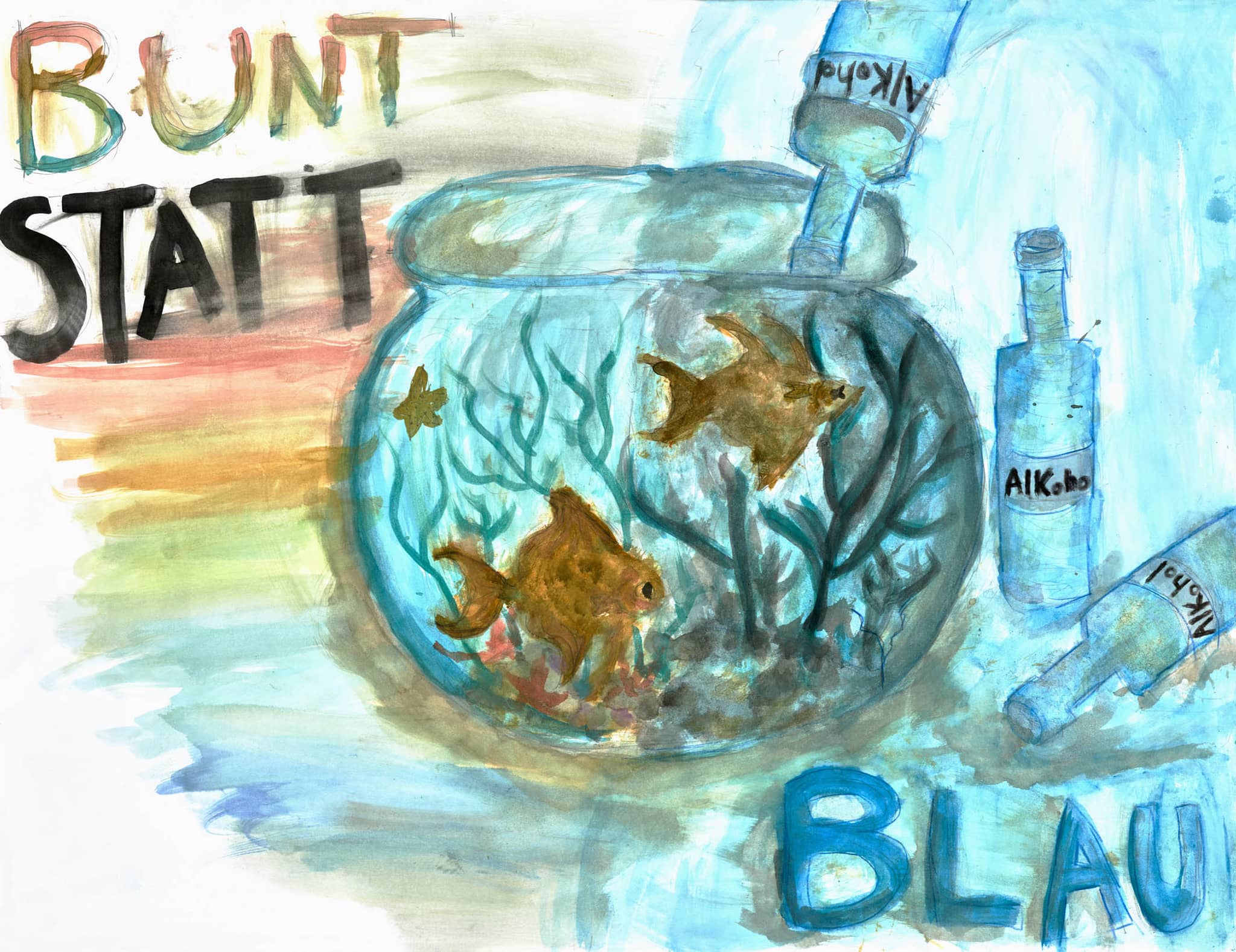 Motivbild Kampagne "bunt statt blau"