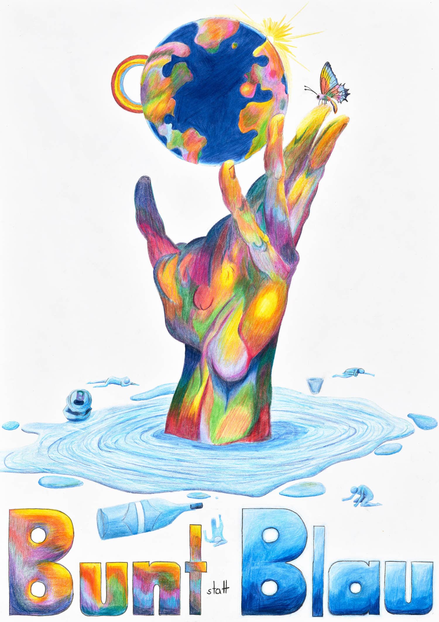 Motivbild Kampagne "bunt statt blau"
