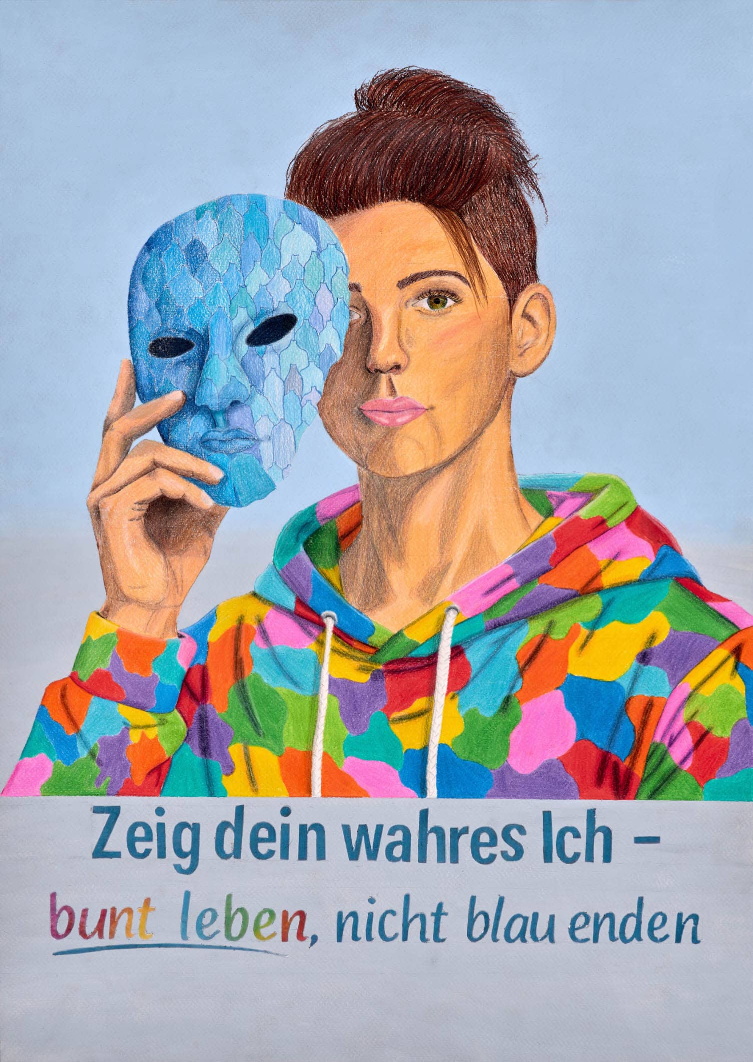 Motivbild Kampagne "bunt statt blau"