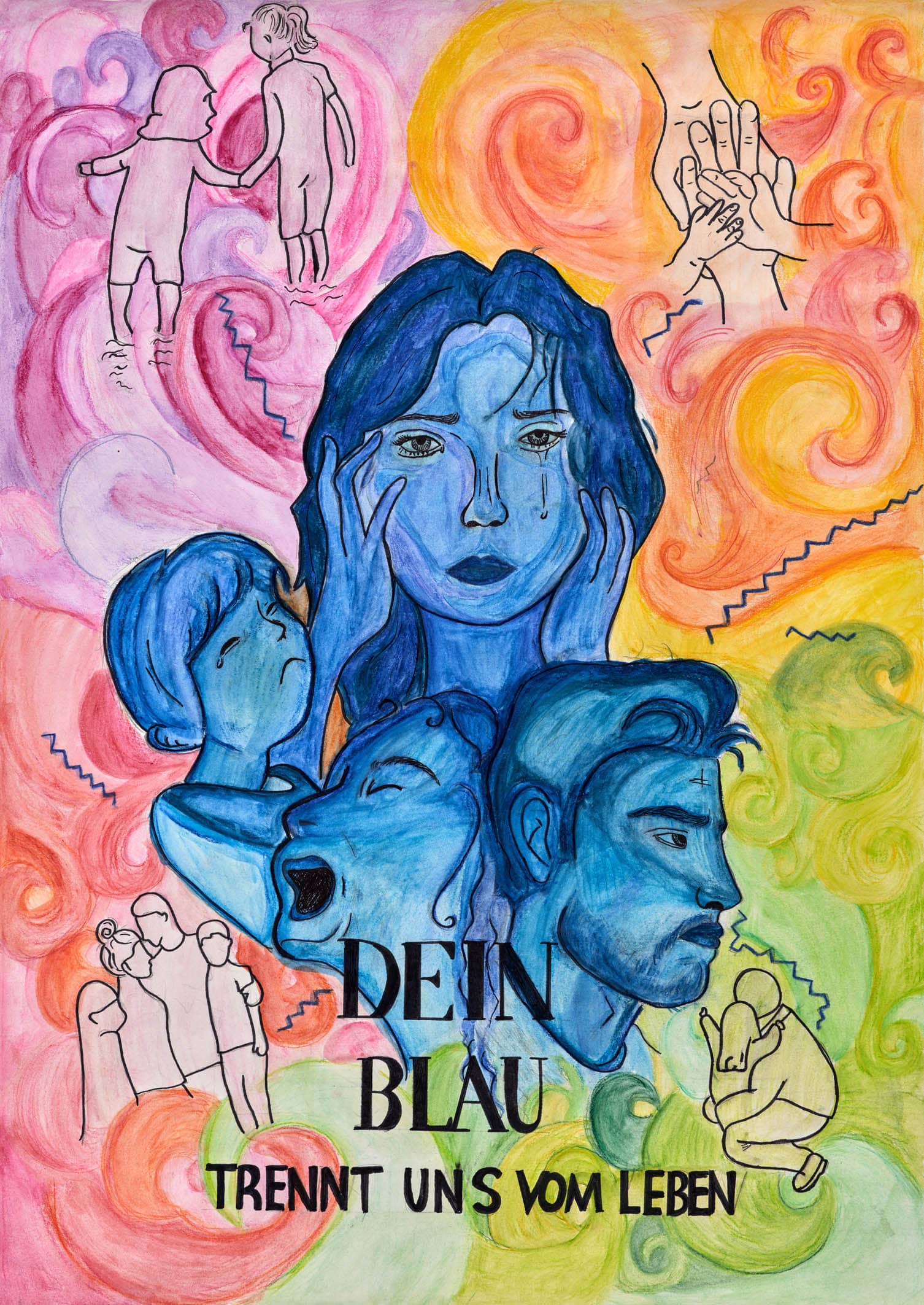 Motivbild Kampagne "bunt statt blau"