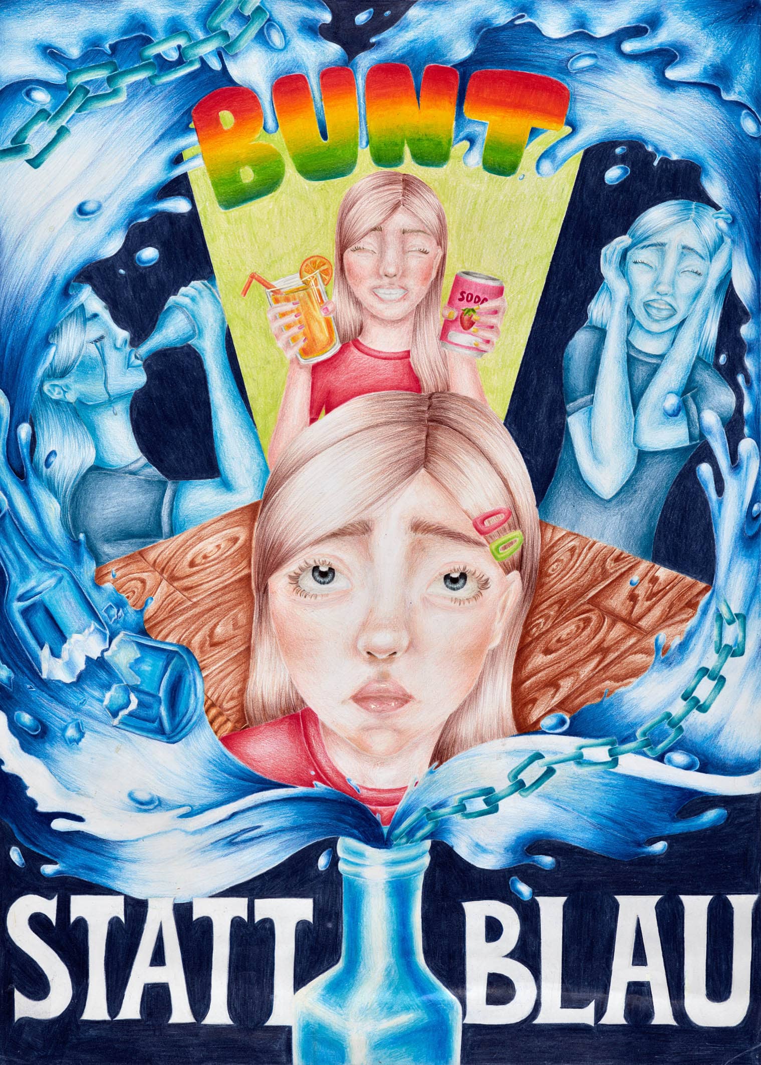 Motivbild Kampagne "bunt statt blau"