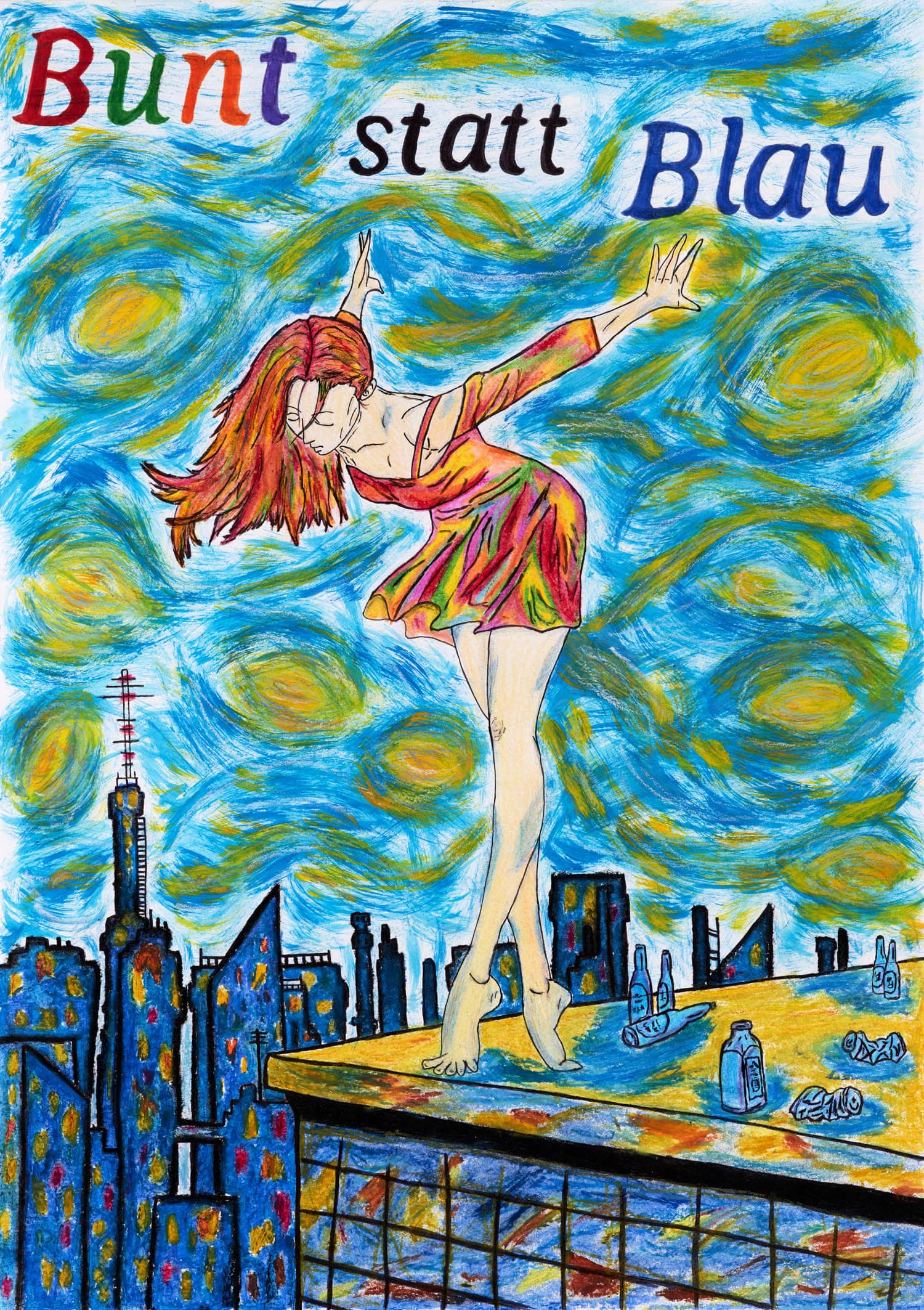 Motivbild Kampagne "bunt statt blau"