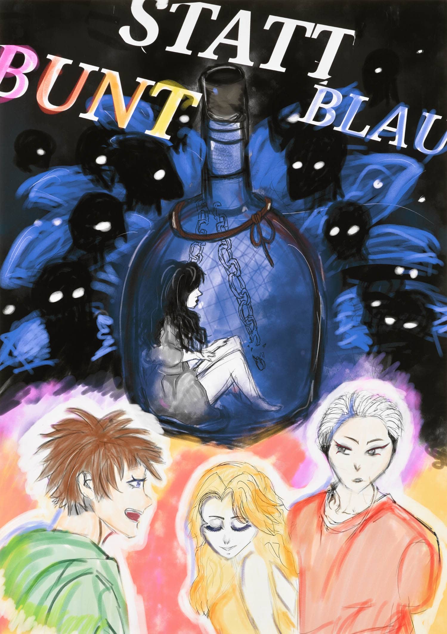 Motivbild Kampagne "bunt statt blau"