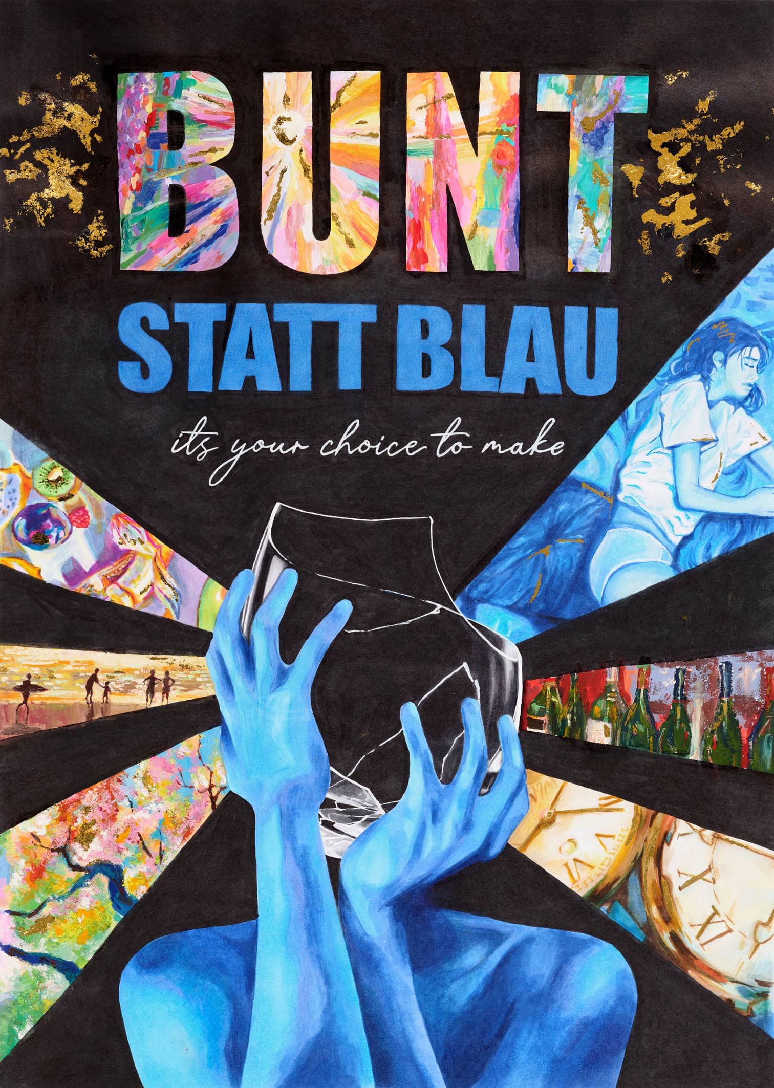 Motivbild Kampagne "bunt statt blau"