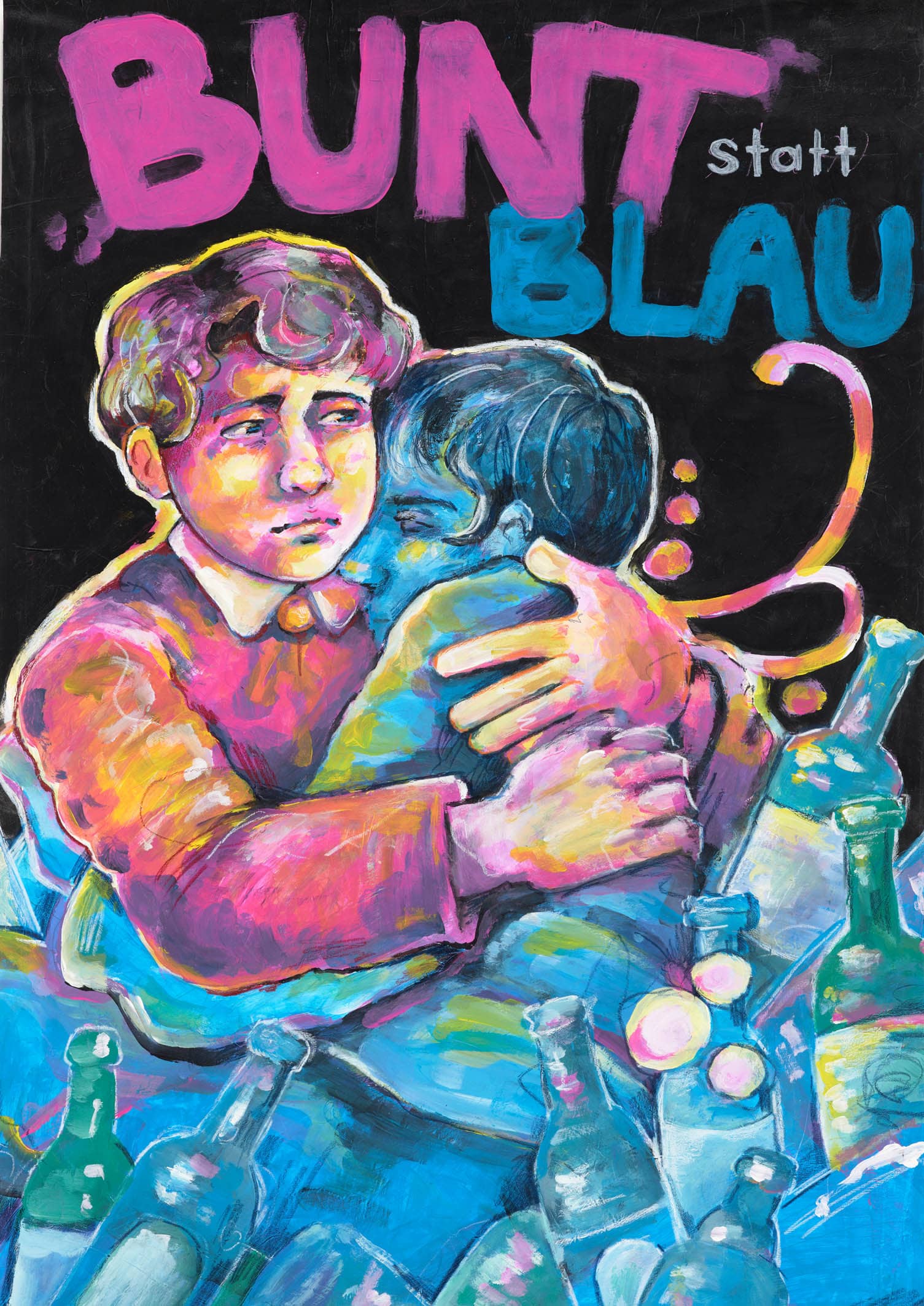 Motivbild Kampagne "bunt statt blau"