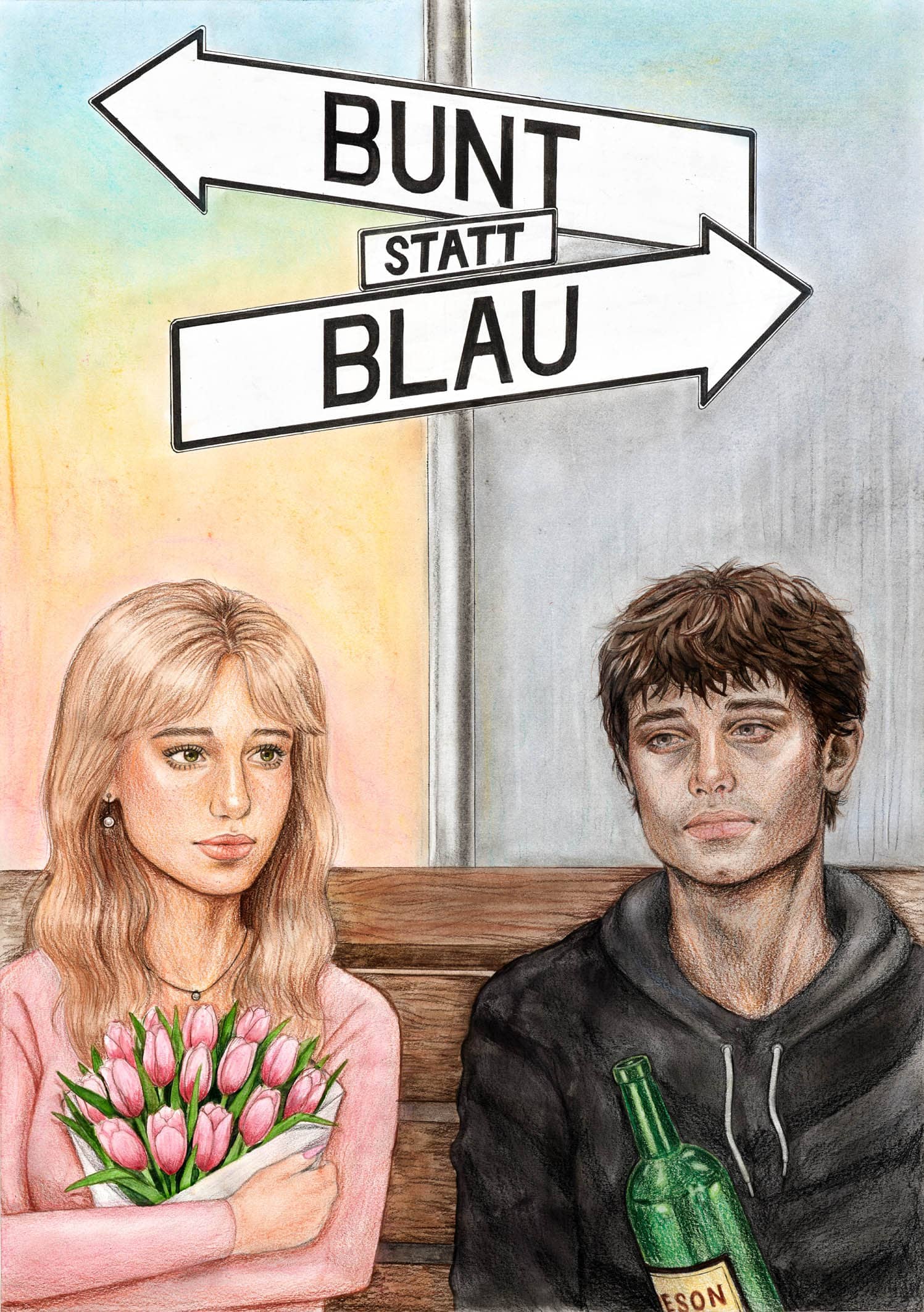 Motivbild Kampagne "bunt statt blau"