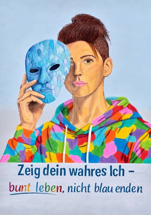 Motivbild Kampagne "bunt statt blau"