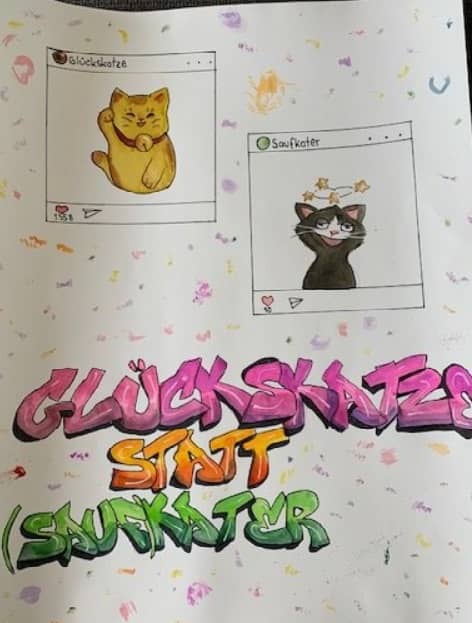 Motivbild Kampagne "bunt statt blau" junge Talente