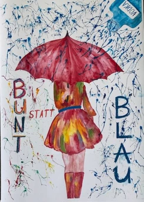 Motivbild Kampagne "bunt statt blau" 3.Platz