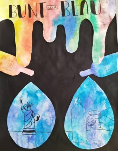Motivbild Kampagne "bunt statt blau" junge Talente