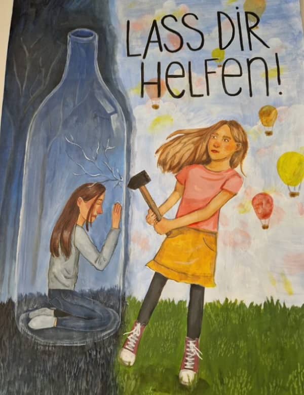 Motivbild Kampagne "bunt statt blau" junge Talente