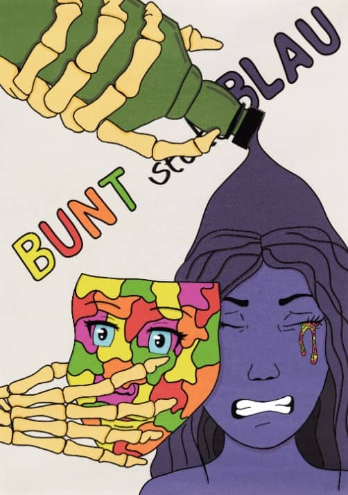 Motivbild Kampagne "bunt statt blau" Sachsen-Anhalt 3.Platz