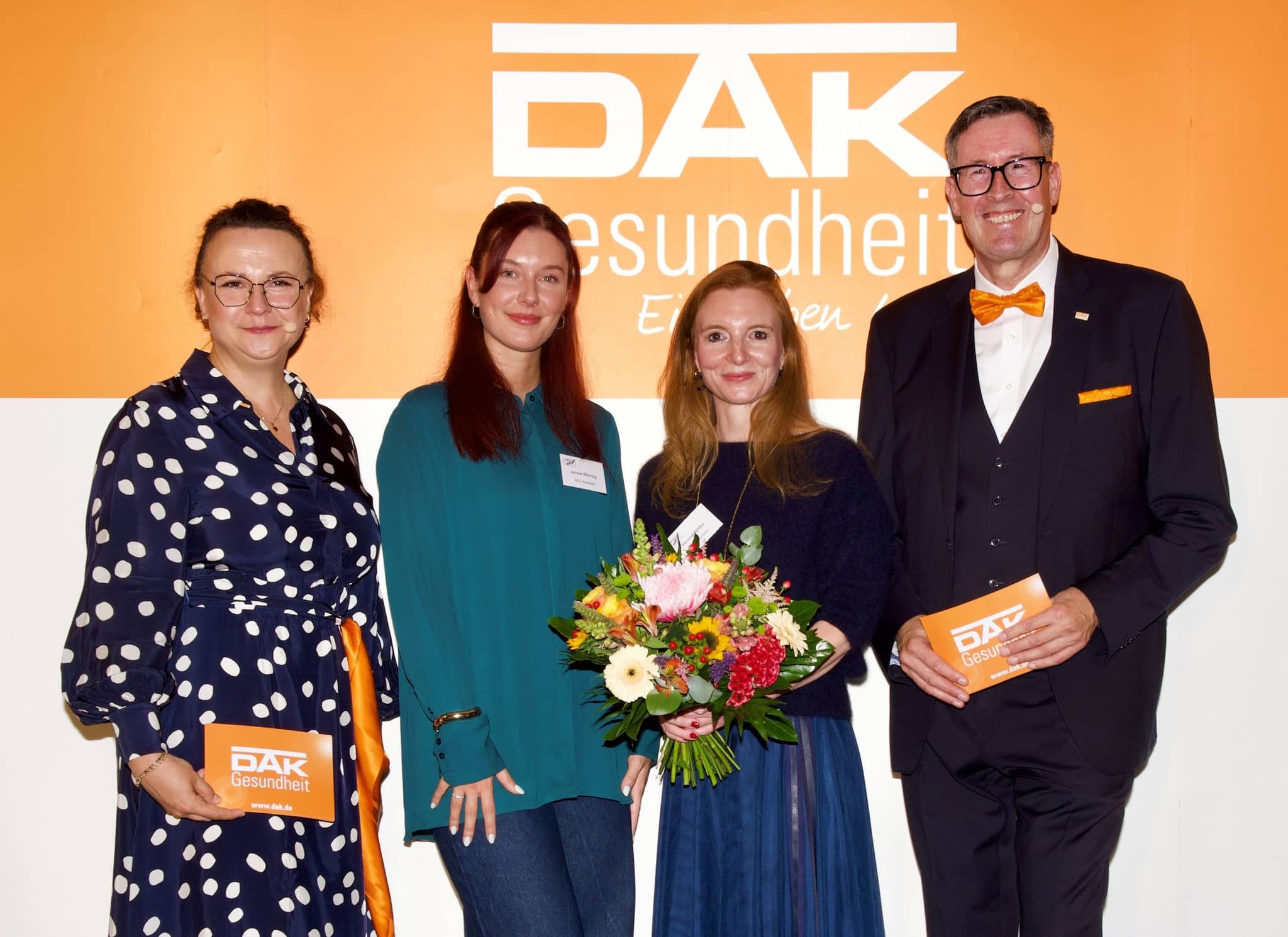 Siegerehrung beim BGM-Förderpreis: Erster Platz für MZG Bad Lippspringe.