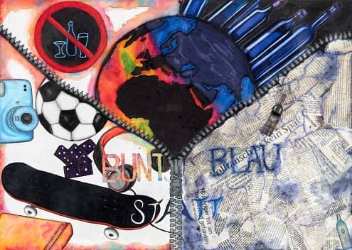 Motivbild Kampagne "bunt statt blau"