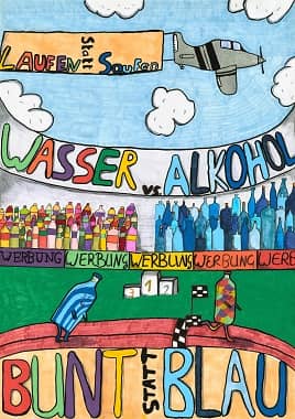 Motivbild Kampagne "bunt statt blau"
