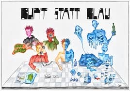 Motivbild Kampagne "bunt statt blau"