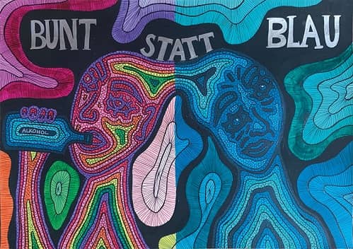 Motivbild Kampagne "bunt statt blau"